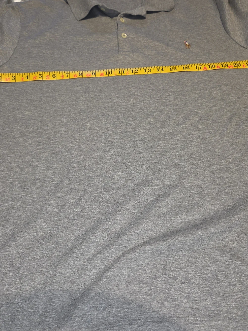 Polo by Ralph Lauren Men’s Heather Gray Polo Size LT